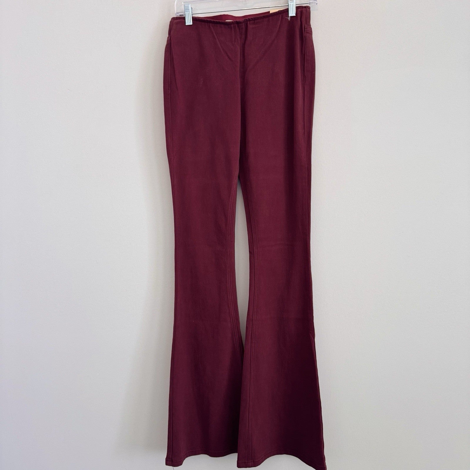 Rock & Roll Denim Bargain Bell Jeans 27x36 Plum High Rise Flare Pull On Stretch