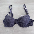 Victoria’s Secret 34B Lightly Lined Demi Bra Purple Lace NWOT