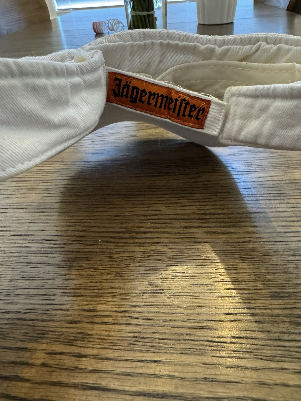 Vintage Y2k Jagermeister Visor Hat, Alcohol, Distressed, Party, Nostalgia