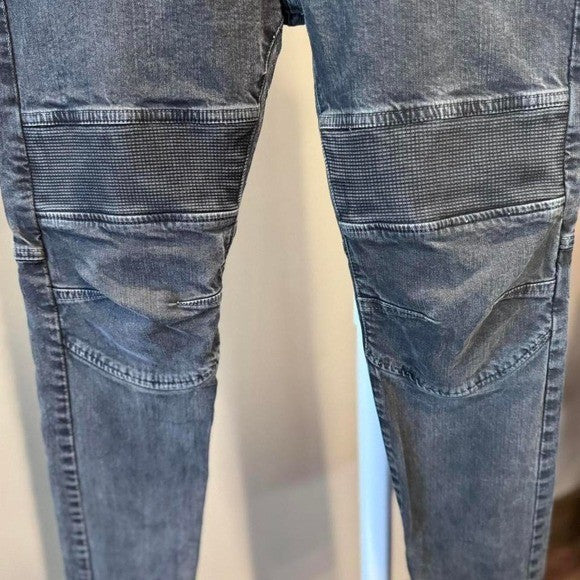 Zara Man Biker Jeans Gray Size 30 Pants Motorcycle