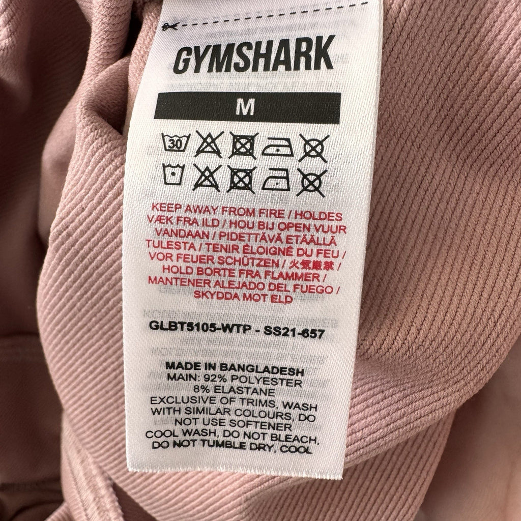 Lot of 3 Gymshark Women’s Medium M Athletic Bundle Scrunch Shorts Joggers Coral