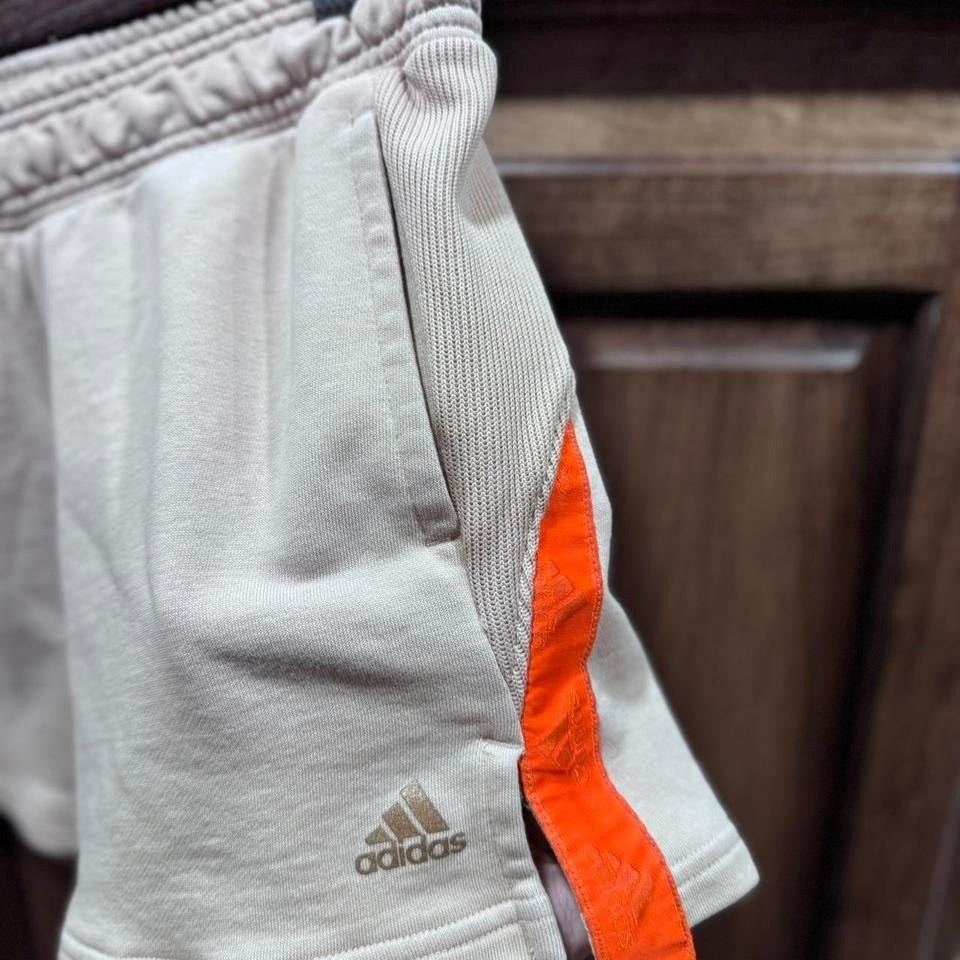 Adidas Beige Athletic Shorts | Size S