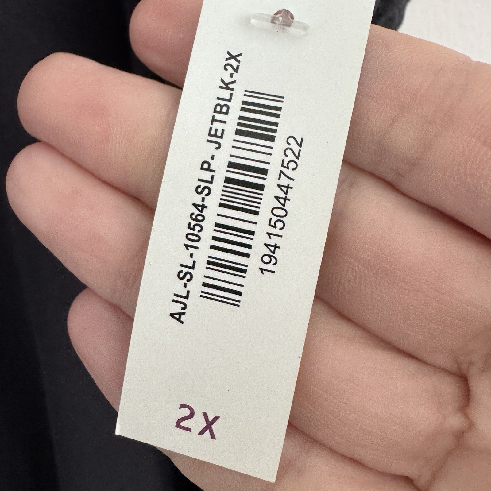 Adore Me Black Cami Slip Dress NWT Plus Size 2X Ruched Side