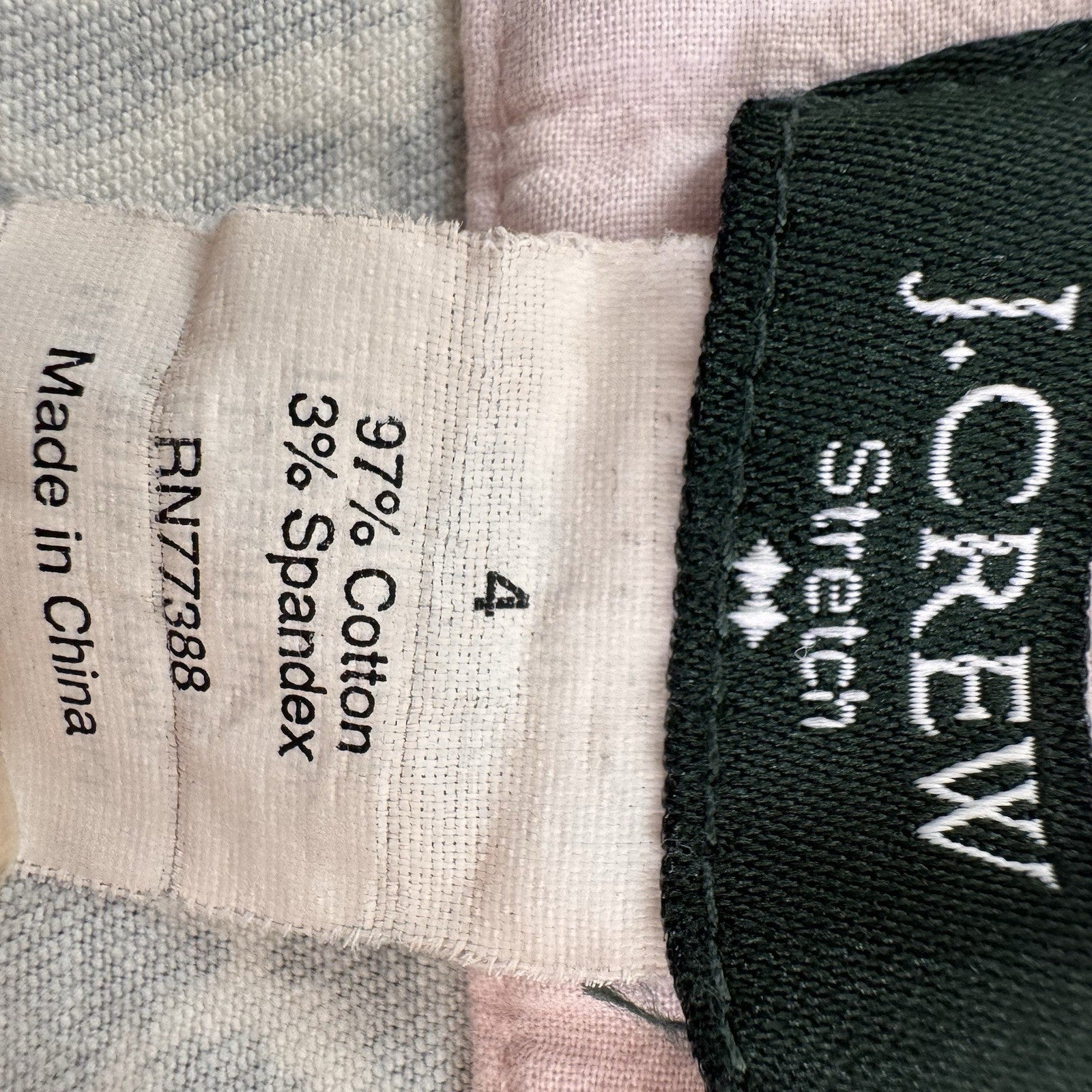 J.Crew Navy White Women’s Print Skirt Size 4 Stretch Cotton