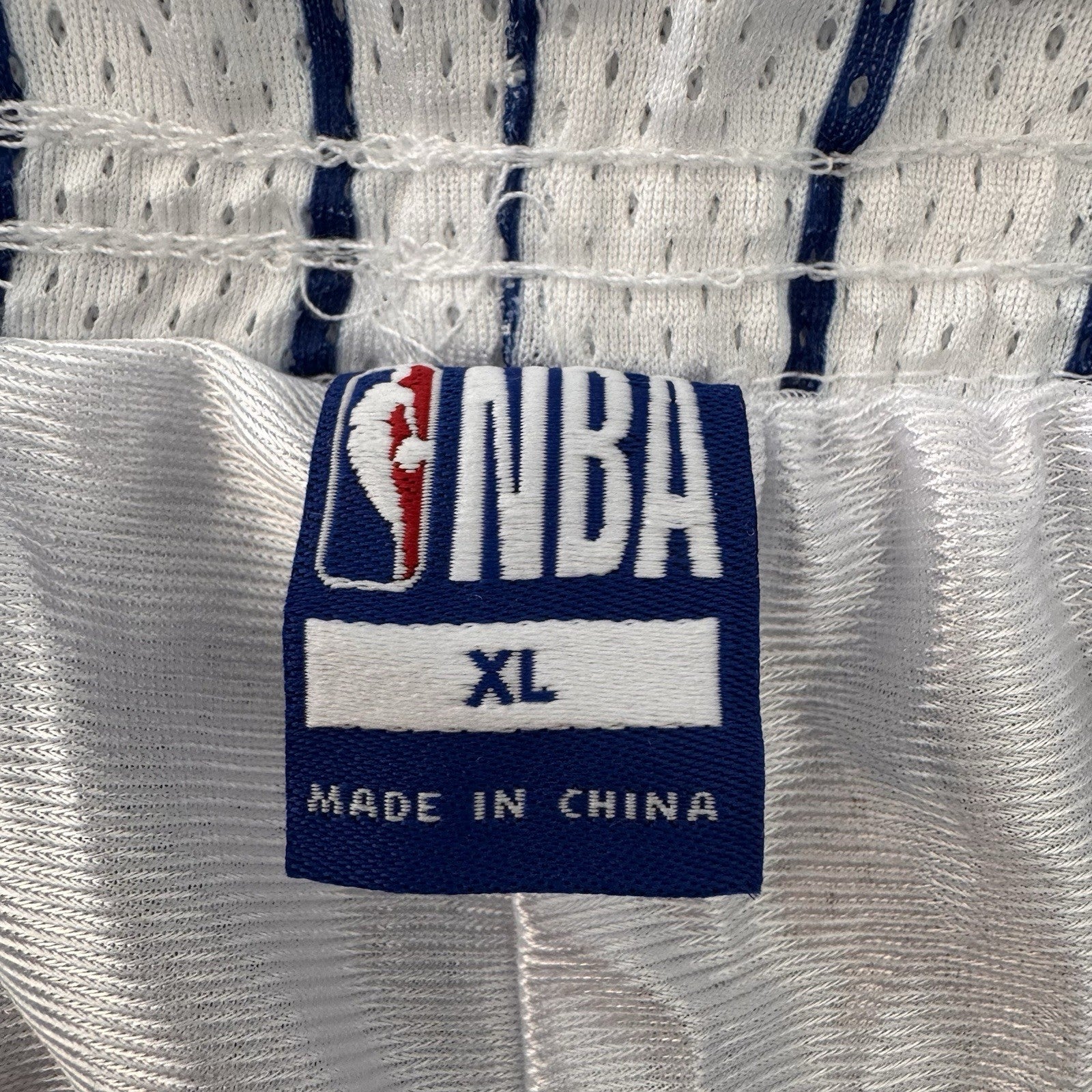 NBA All-Star Western Eastern Conference Big Show Shorts White Blue XL NWT 1996