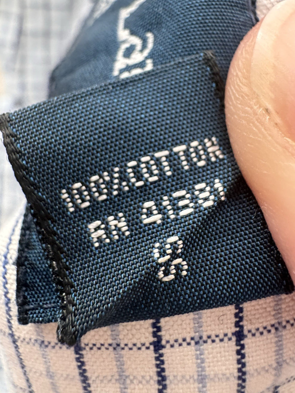 Ralph Lauren Classic Fit Button Down Shirt 3XLT Blue Plaid Cotton  Men’s