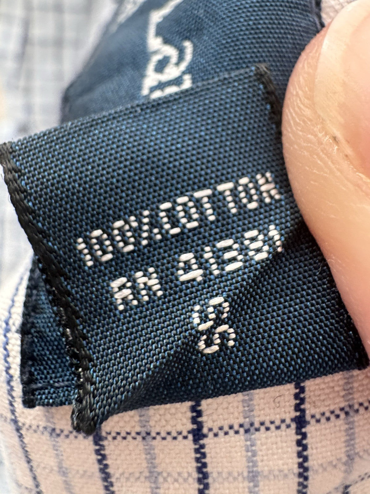 Ralph Lauren Classic Fit Button Down Shirt 3XLT Blue Plaid Cotton  Men’s