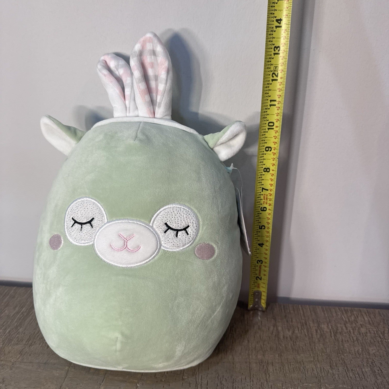 Squishmallows Miley Mint Green Bunny Rabbit Easter Plush 12” NWT Kellytoy