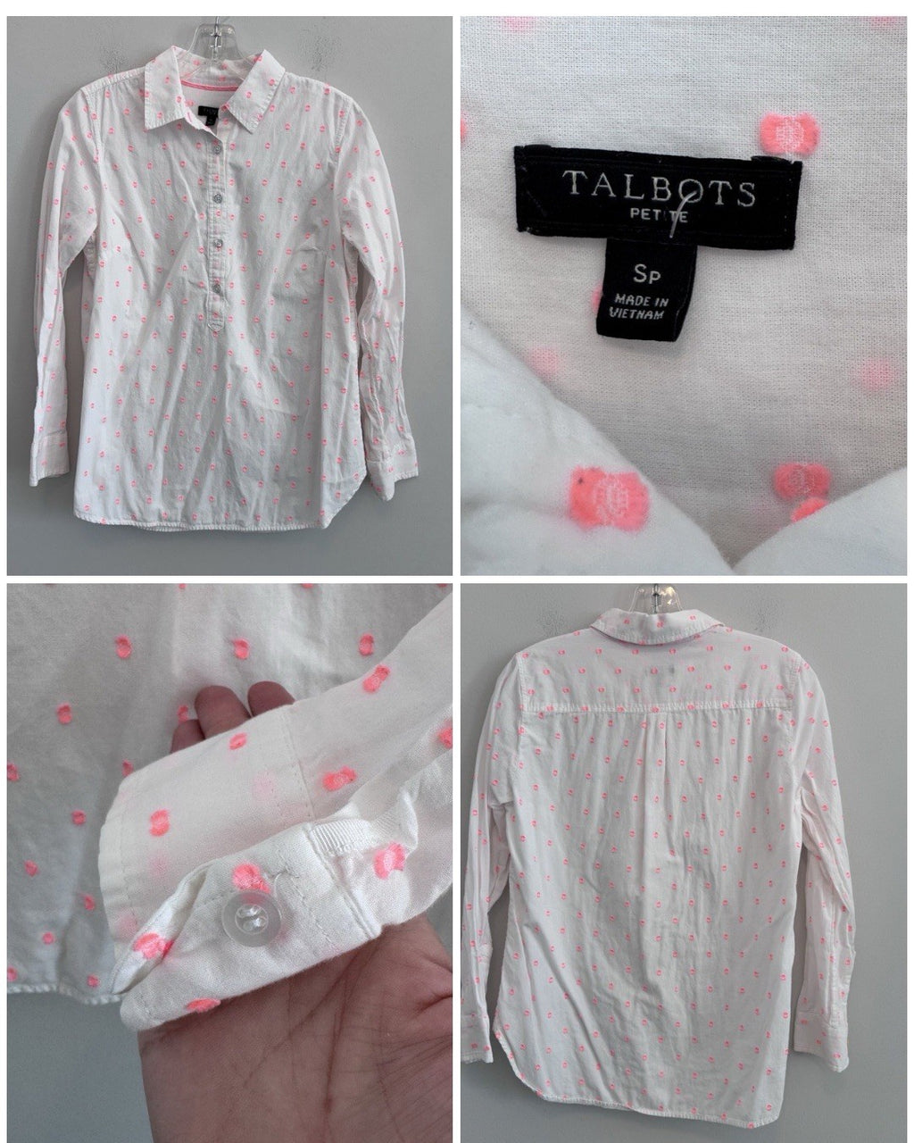 Talbots Women’s Top Lot Size Small Petite 4Pc Floral Stripe Boho Career Casual
