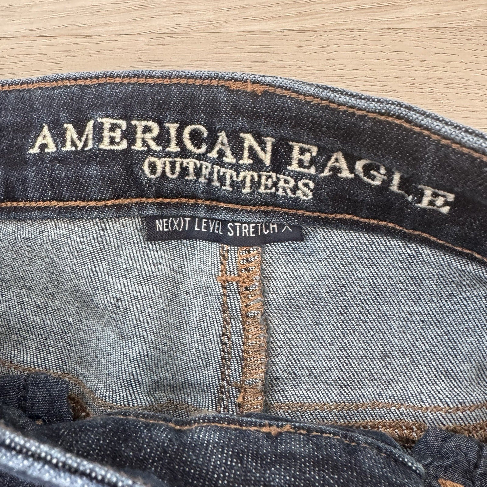 American Eagle Women’s Hi Rise Shortie Shorts 0 Distressed Stretch