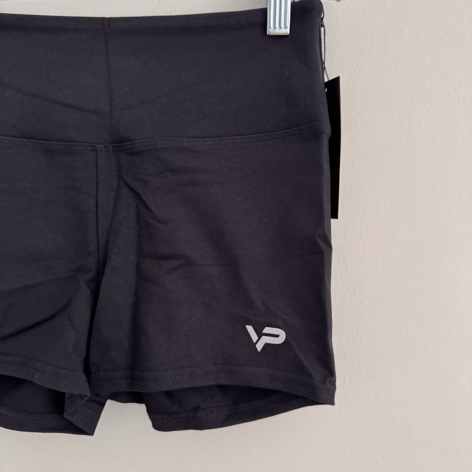 High Waist Scrunch Butt Shorts Women’s Yoga Gym Fitness Athletic Black Size M