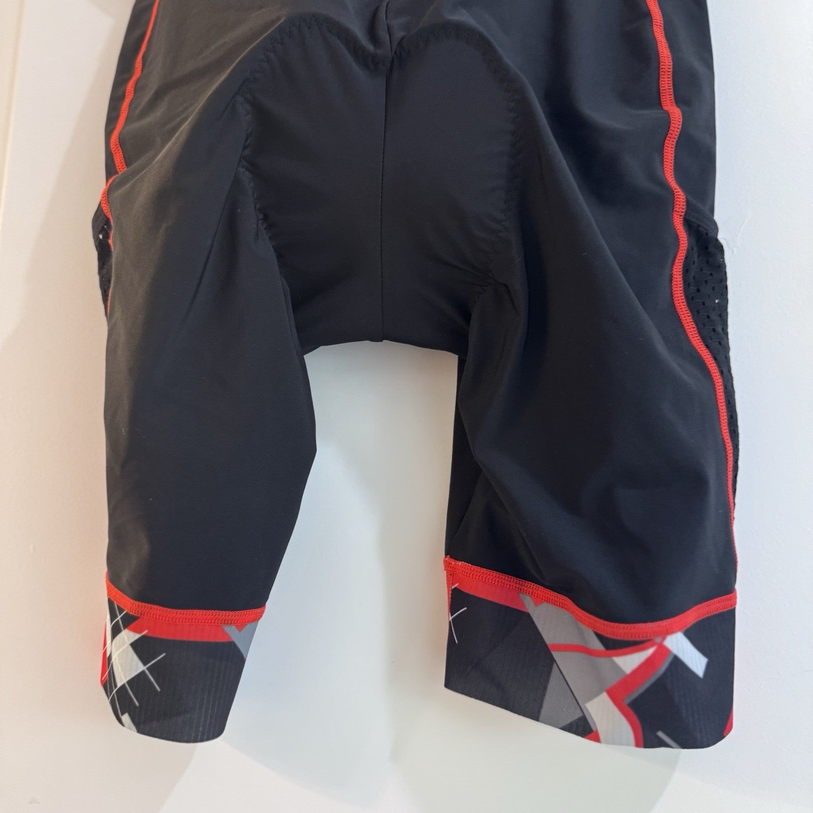 My Kilometre Cycling Bib Shorts Mens L Black Padded Bike Shorts NWT