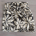 Nicole Miller NY Floral Skirt XS Tie Waist Lyocell