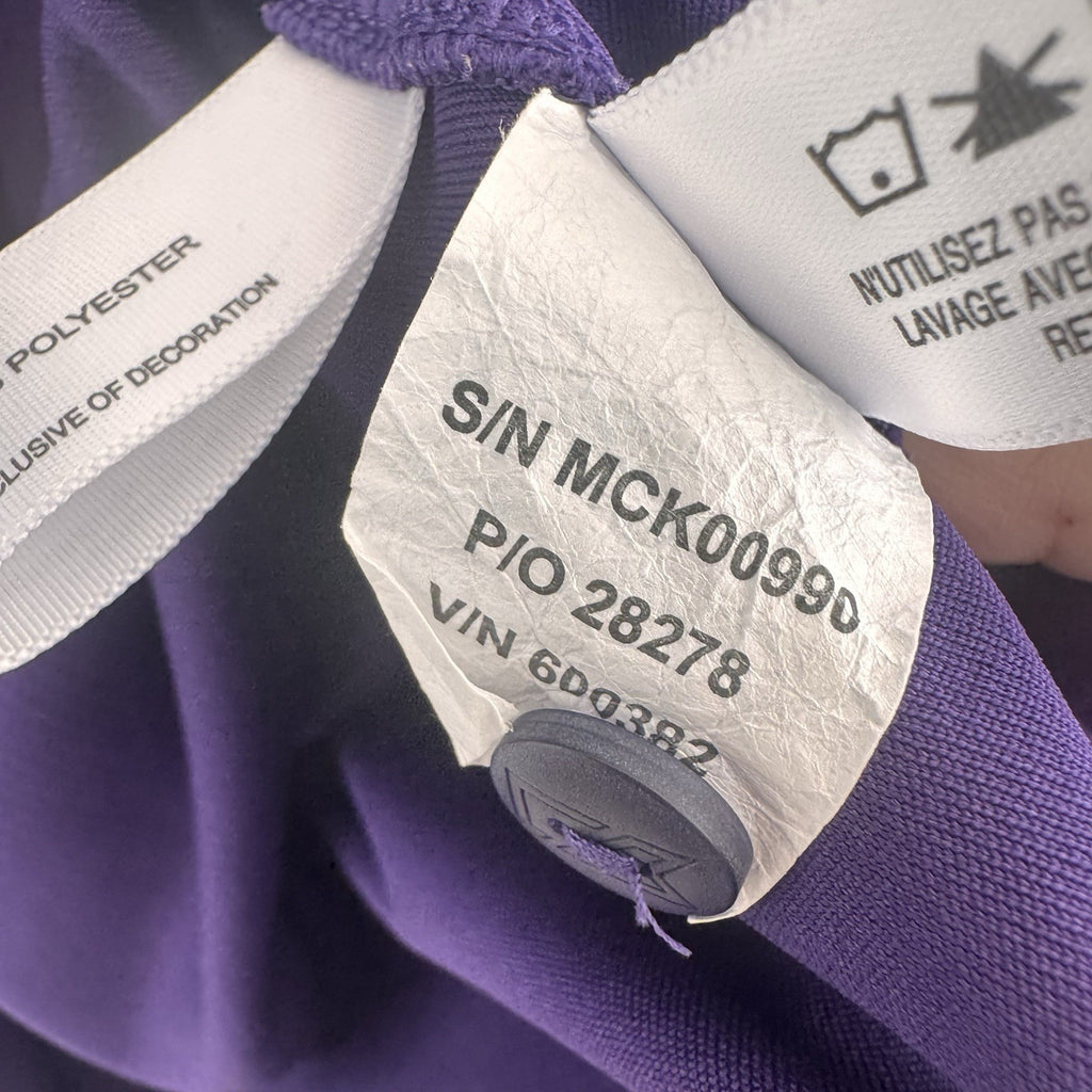 LSU Tigers Polo Shirt Cutter & Buck CB DryTec Purple Golf Polo L 