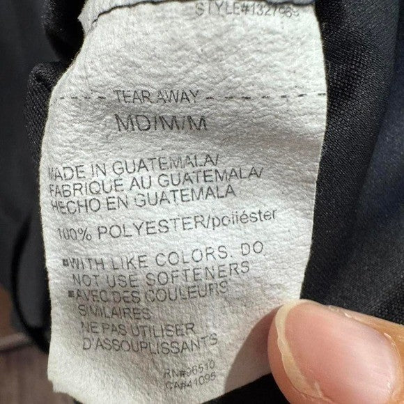 Under Armour Loose Fit Black V-Neck Tee - Size M