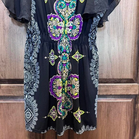 Y2K Body Central Bandana Print Dress | L