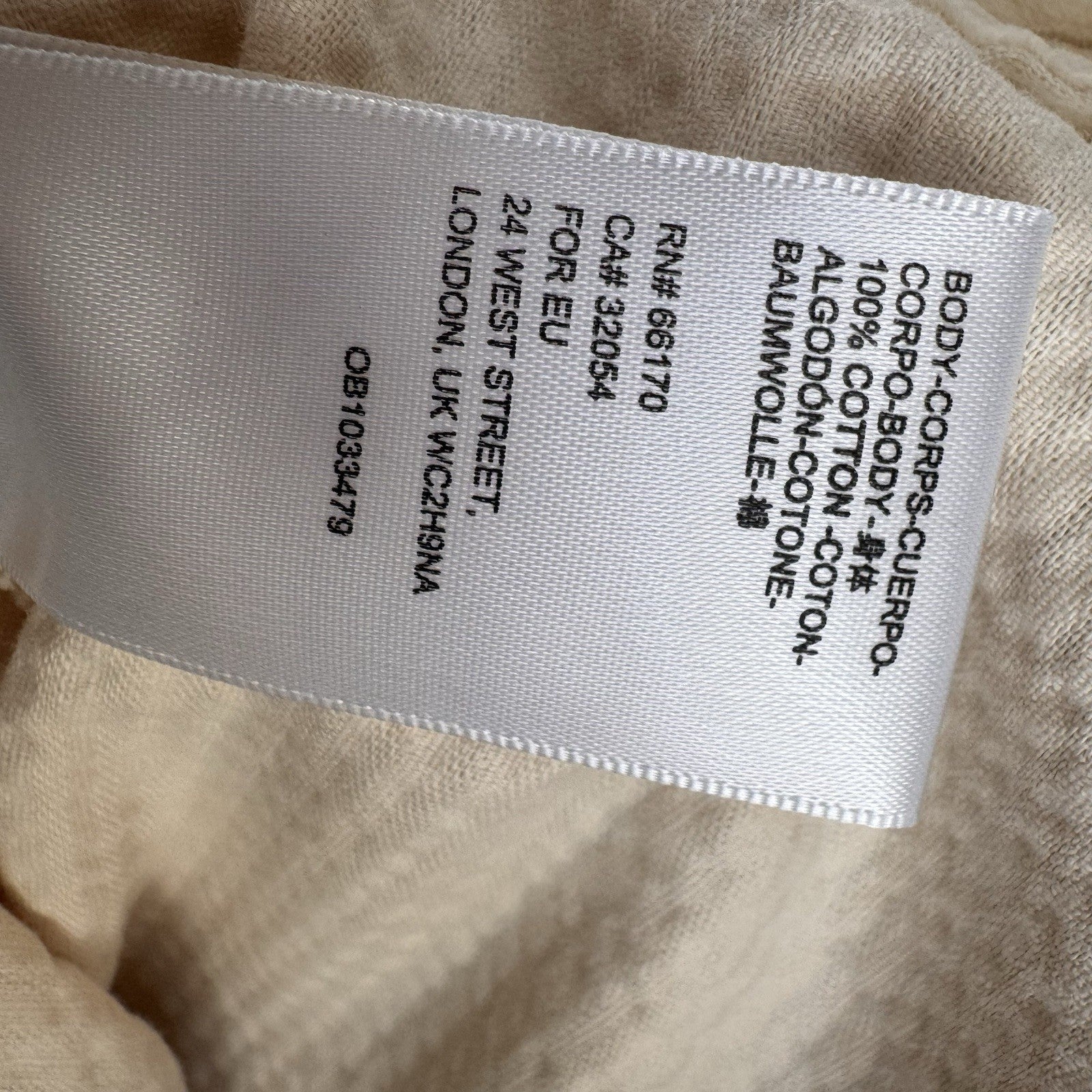 Urban Outfitters Corduroy Mini Skirt Cream Button Pocket Y2K Size S NWT 