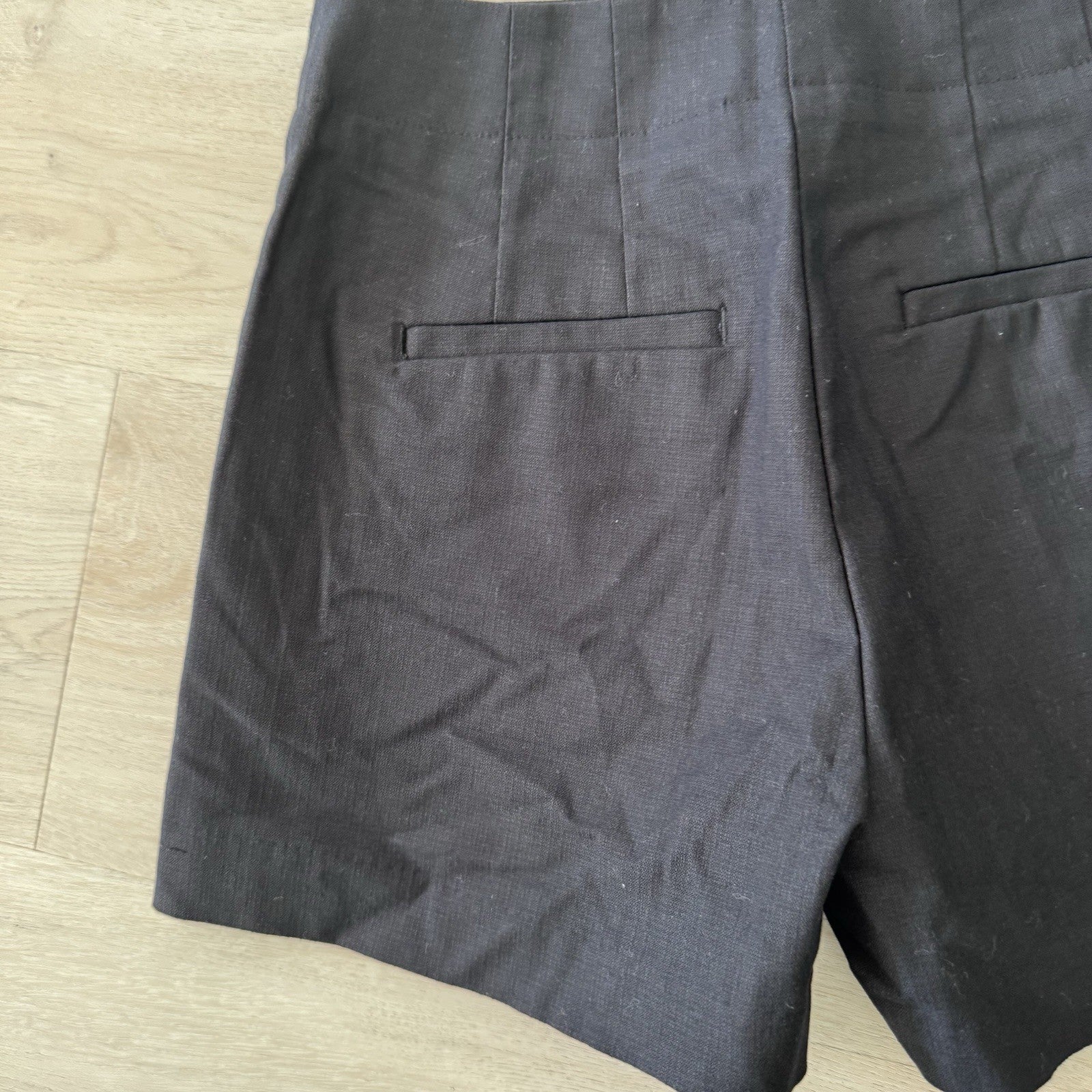 LOFT Petites Black Tailored Shorts 00P NWT Work Career