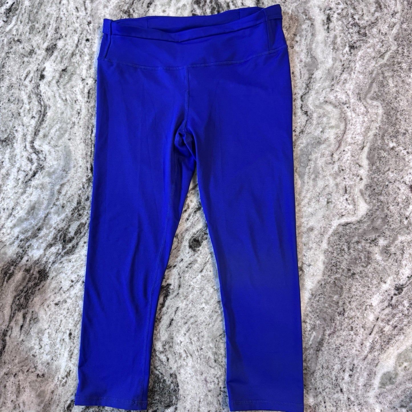 Fabletics Women’s PowerHold Leggings Small Blue High Waist Stretch Workout Pants