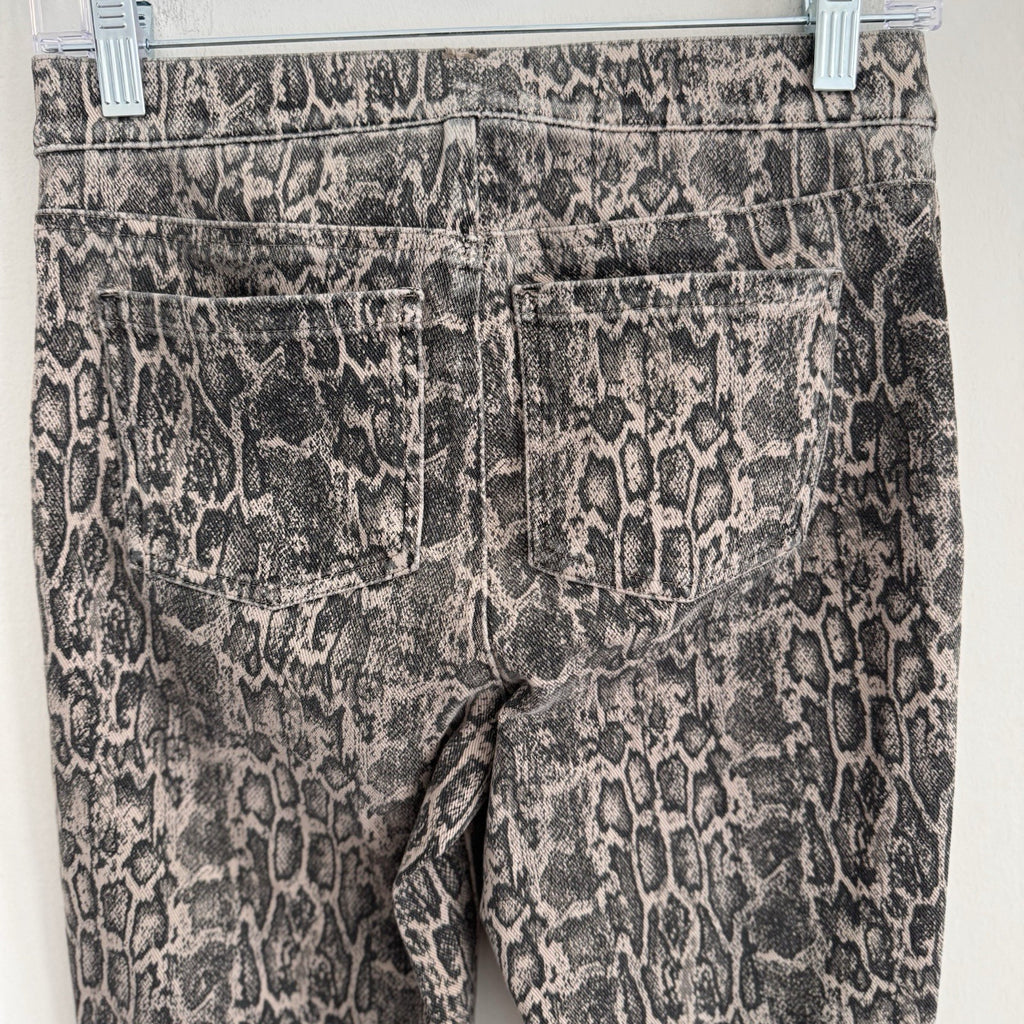 Lot of 4 Spanx Leggings Medium Faux Leather Camo Snakeskin Twill Jeggings M