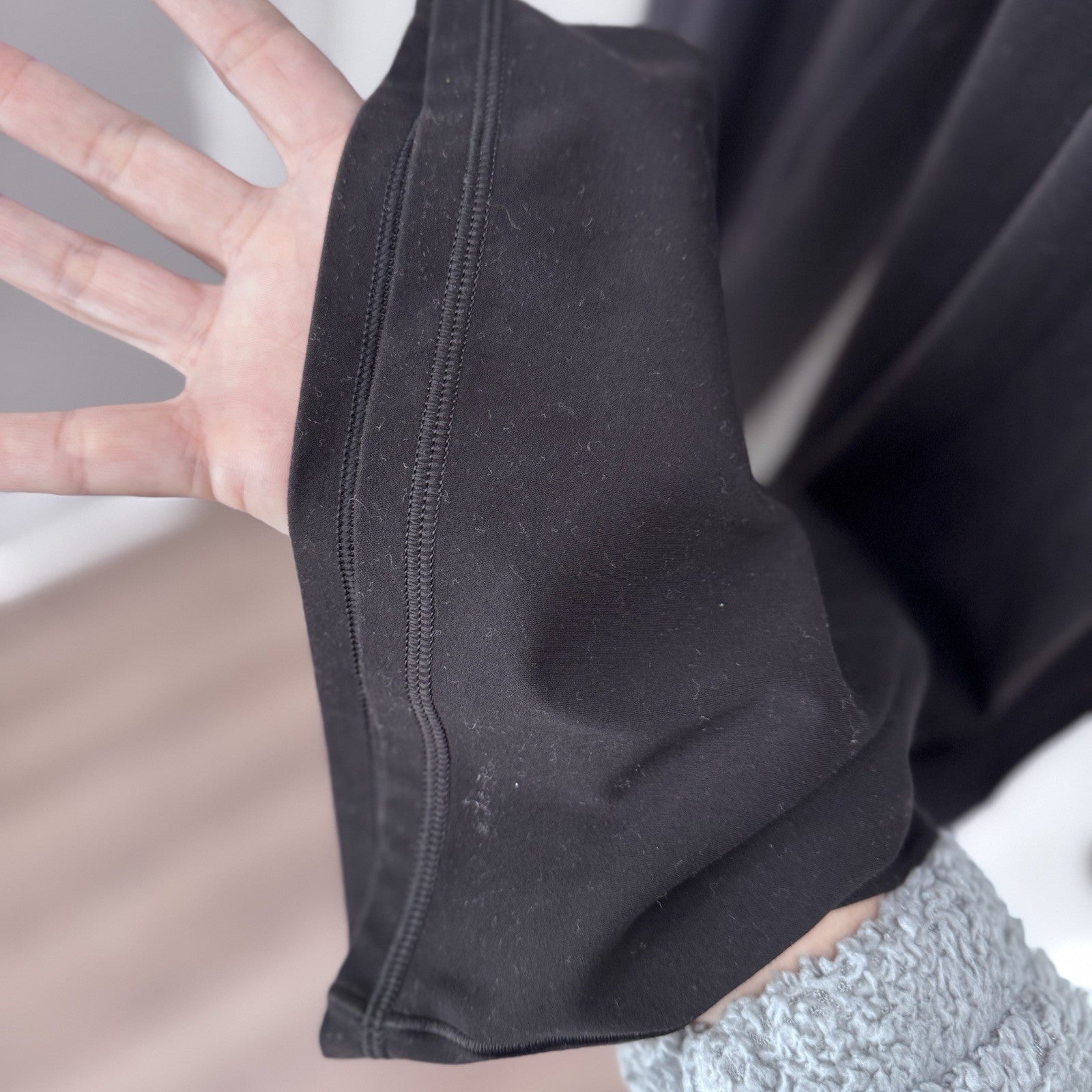 Aerie Offline Jumpsuit Size Small Black Strapless Wide Leg Real Me