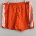 Adidas Originals Men's 2XL Sprinter Shorts Orange Rush 3-Stripe Trefoil NWT
