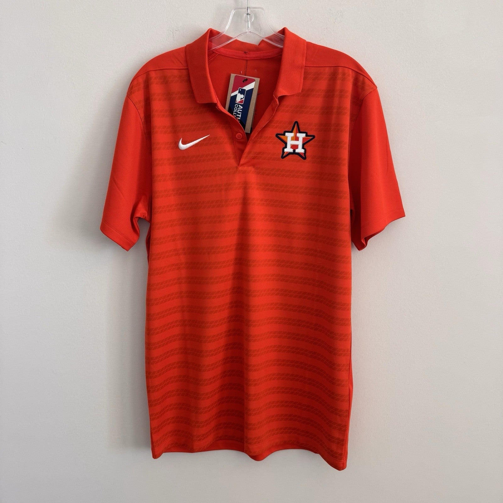 Nike Houston Astros MLB Authentic Collection Dri-Fit Polo Shirt Men’s Small NWT