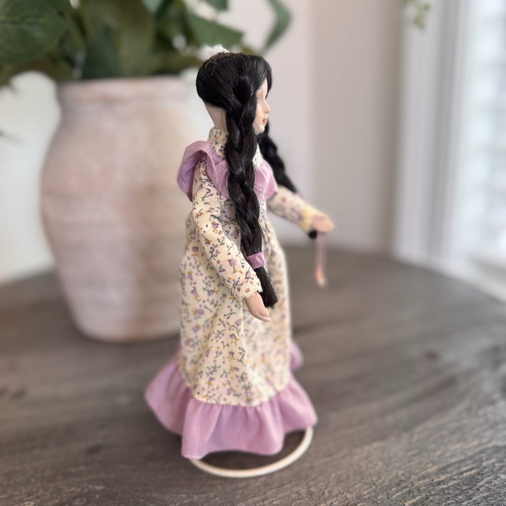 Vintage Bernadette porcelain doll from the Country Collection by Russ Berrie