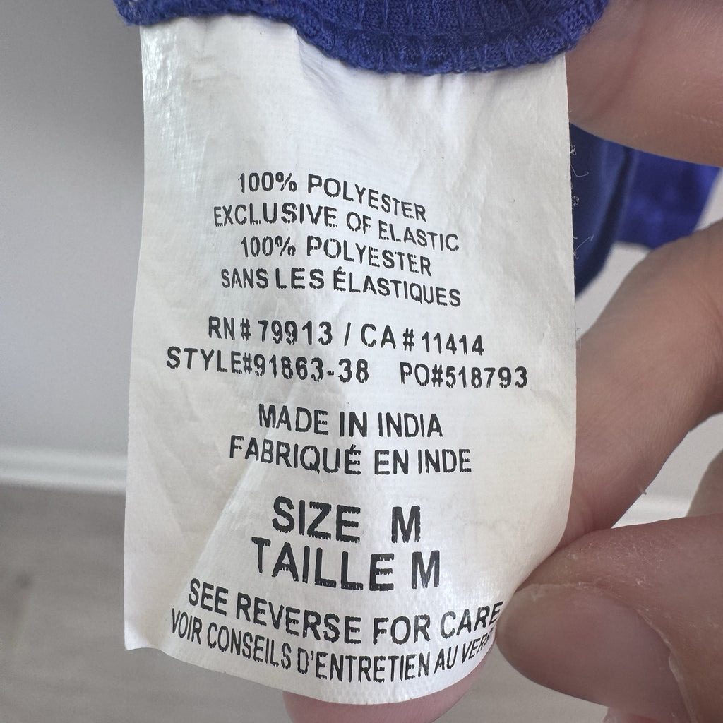 Motherhood Maternity Cobalt Blue Maxi Dress M Sleeveless Pockets