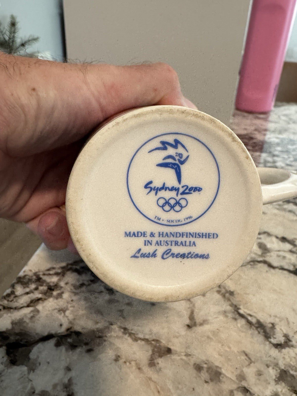Vintage Sydney 2000 Olympic Games Coffee Mug, Games & Mascots Olly, Syd & Milly
