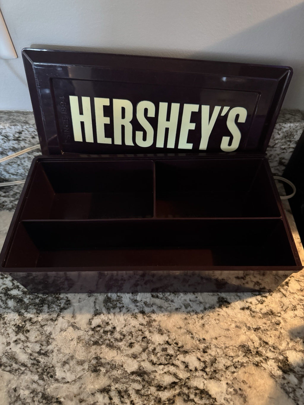  Hershey's Brown Rectangle S'Mores Case Organizer w/Removable Lid