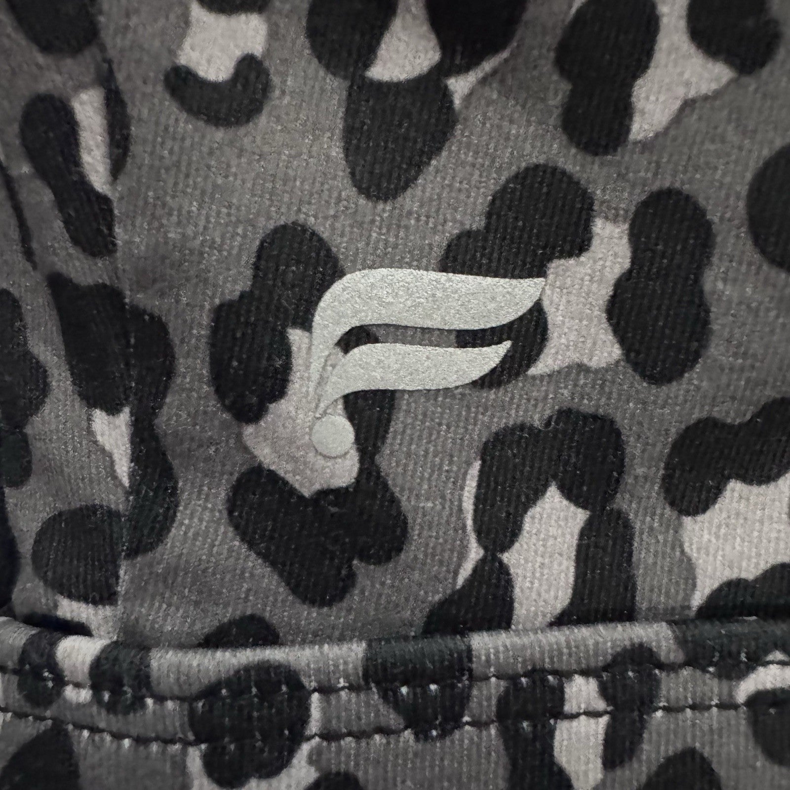 Fabletics Leopard Print Sports Bra Size S Racerback Supportive Gym Activewear