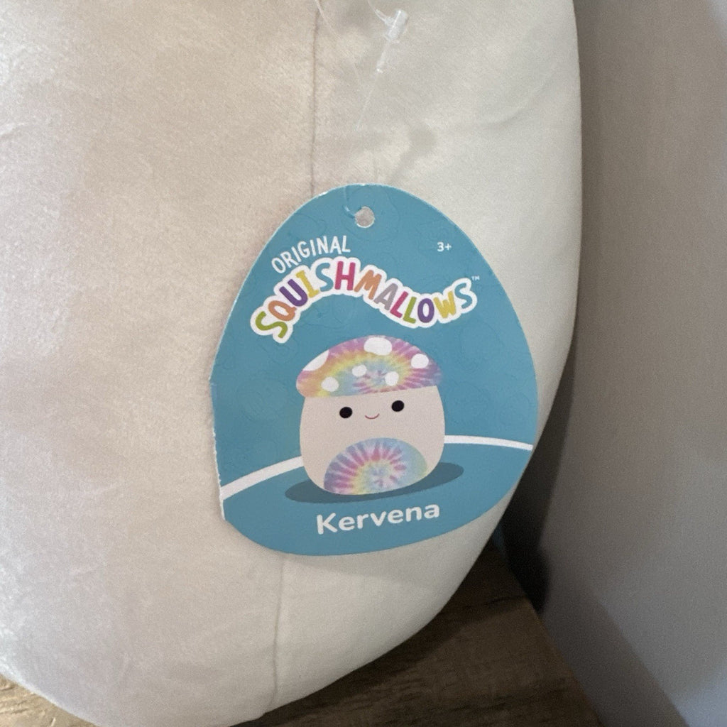 Squishmallows Kervena Tie Dye Mushroom 14” Plush S14 #1234 2021 Tags