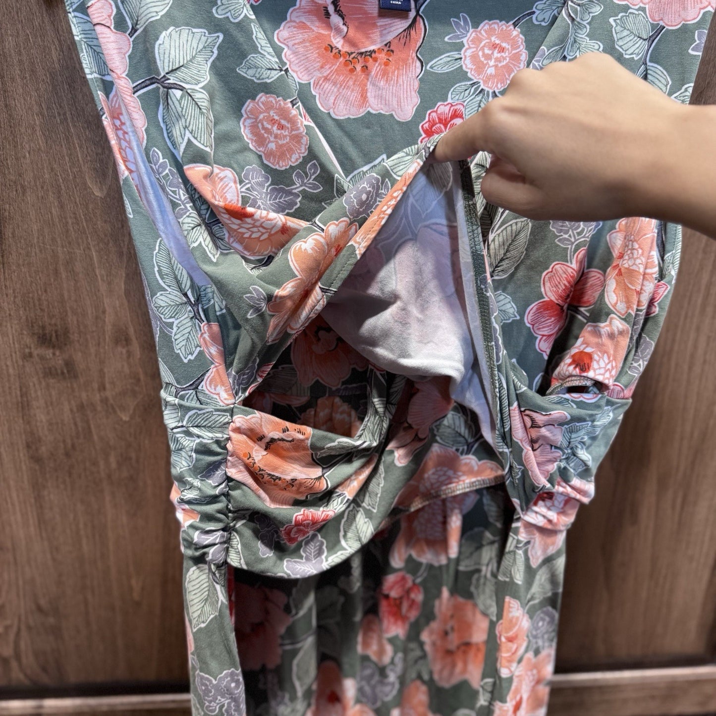 Lands’ End Floral Sleeveless Dress XL 18 
