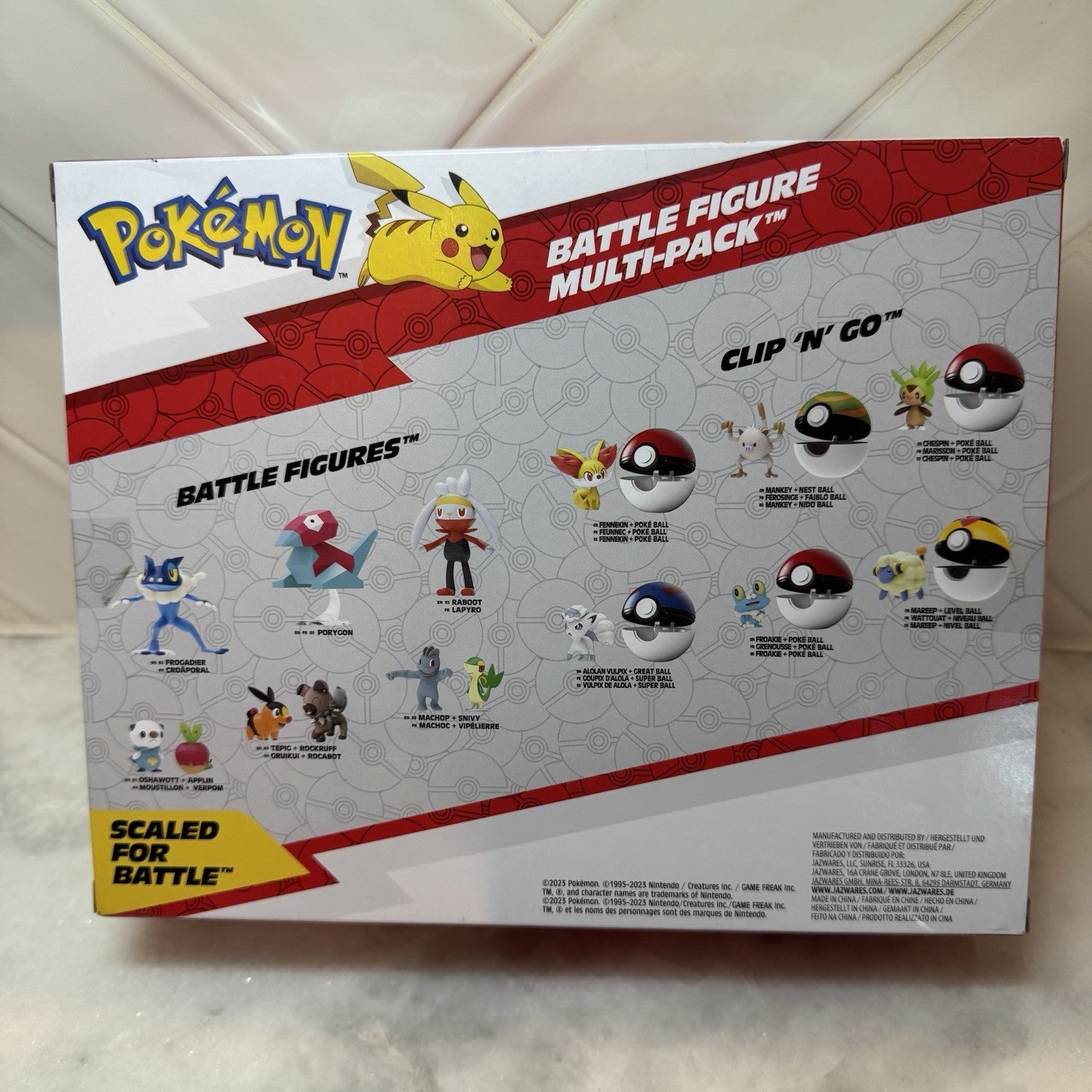 Pokémon Battle Ready Figure Multi Pack 8 Figures Bulbusaur, Zubat, Lucario New