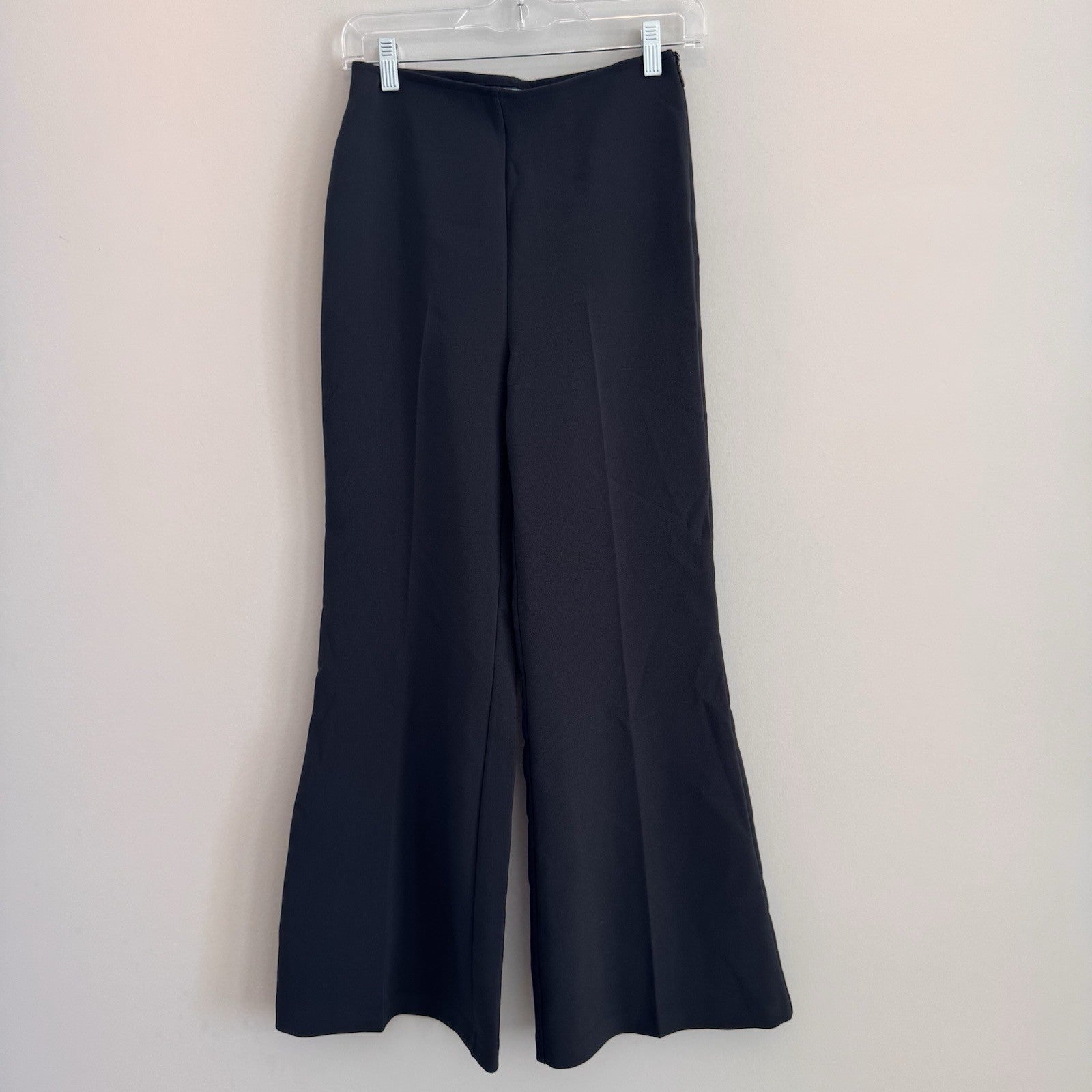 Urban Outfitters Womens Size 2 Black Flare Pants High Rise Stretch Retro