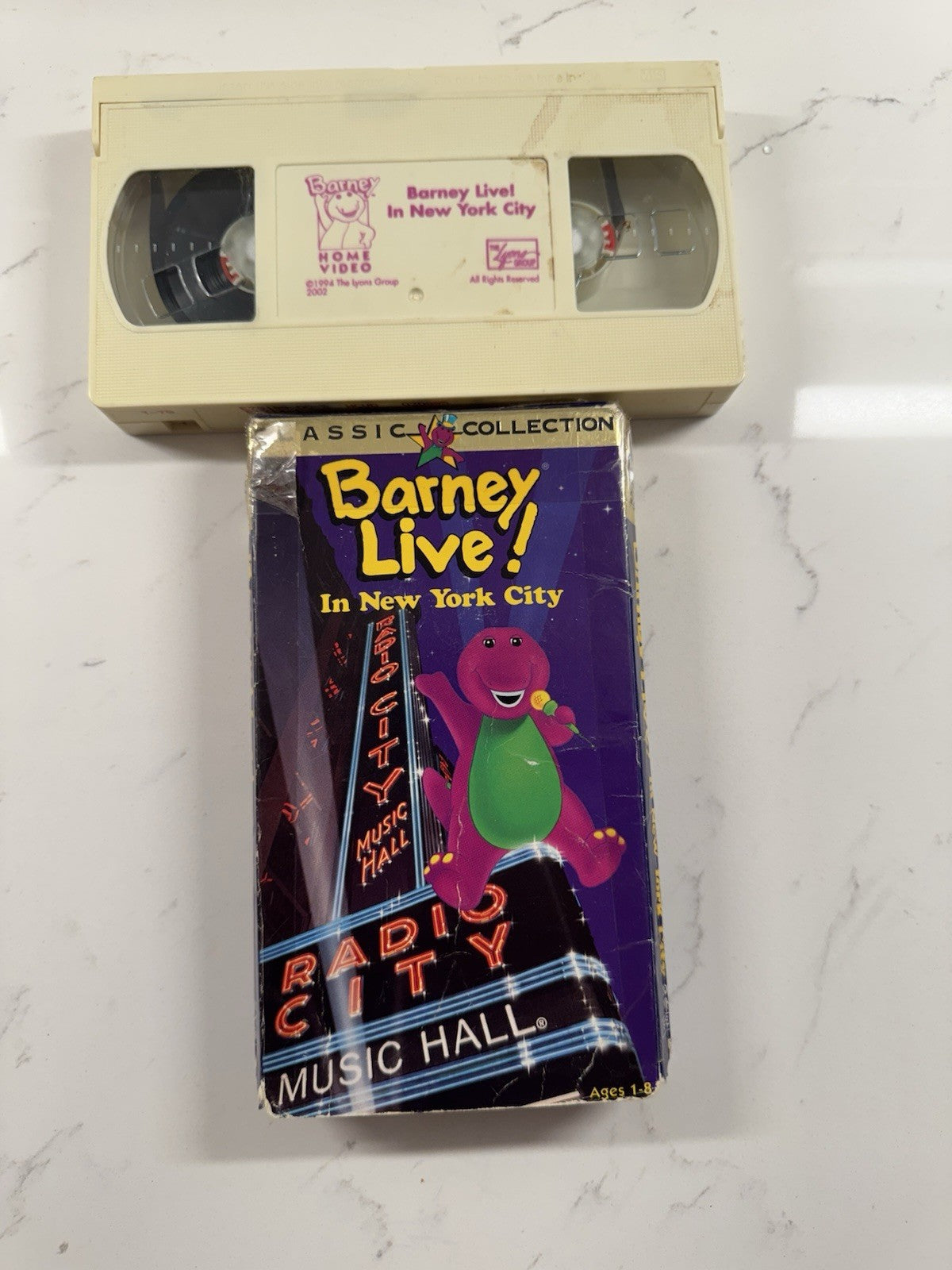 Barney Live In New York City! VHS 1994 Video Tape Sing Along Songs Classic RARE!
