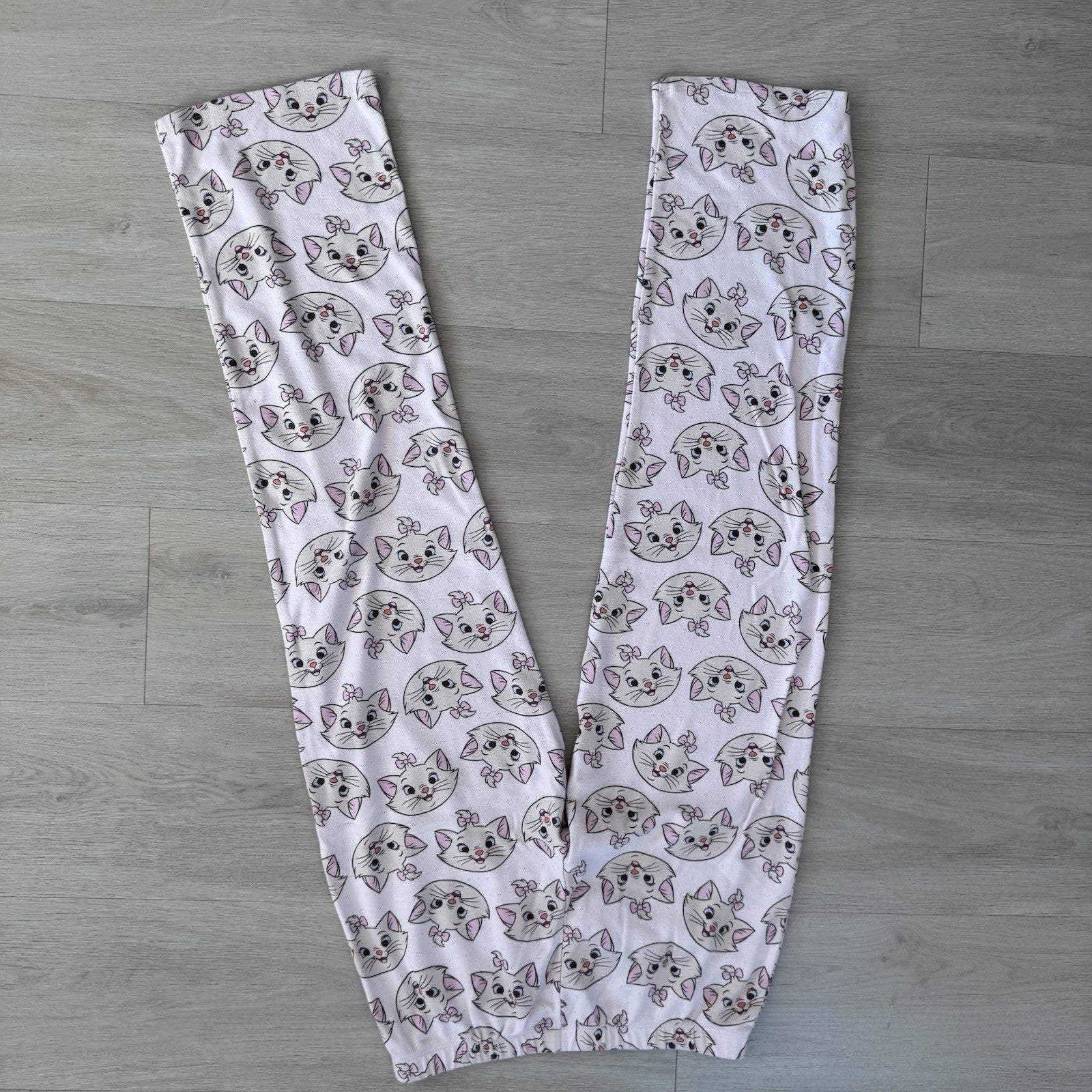 Disney Marie Aristocats Pajama Pants Small Pink Lounge Sleep Cute Cats