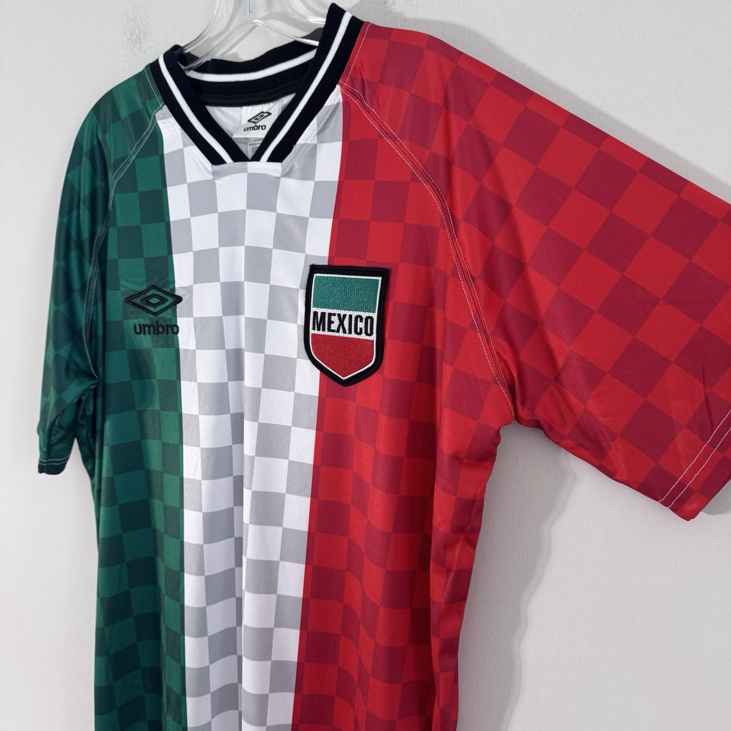 Lot of 2 Umbro Mexico Soccer Jerseys Mens Small Futbol Shirts NWT