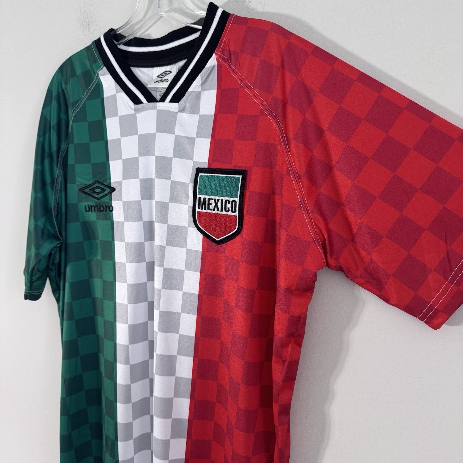 Lot of 2 Umbro Mexico Soccer Jerseys Mens Small Futbol Shirts NWT
