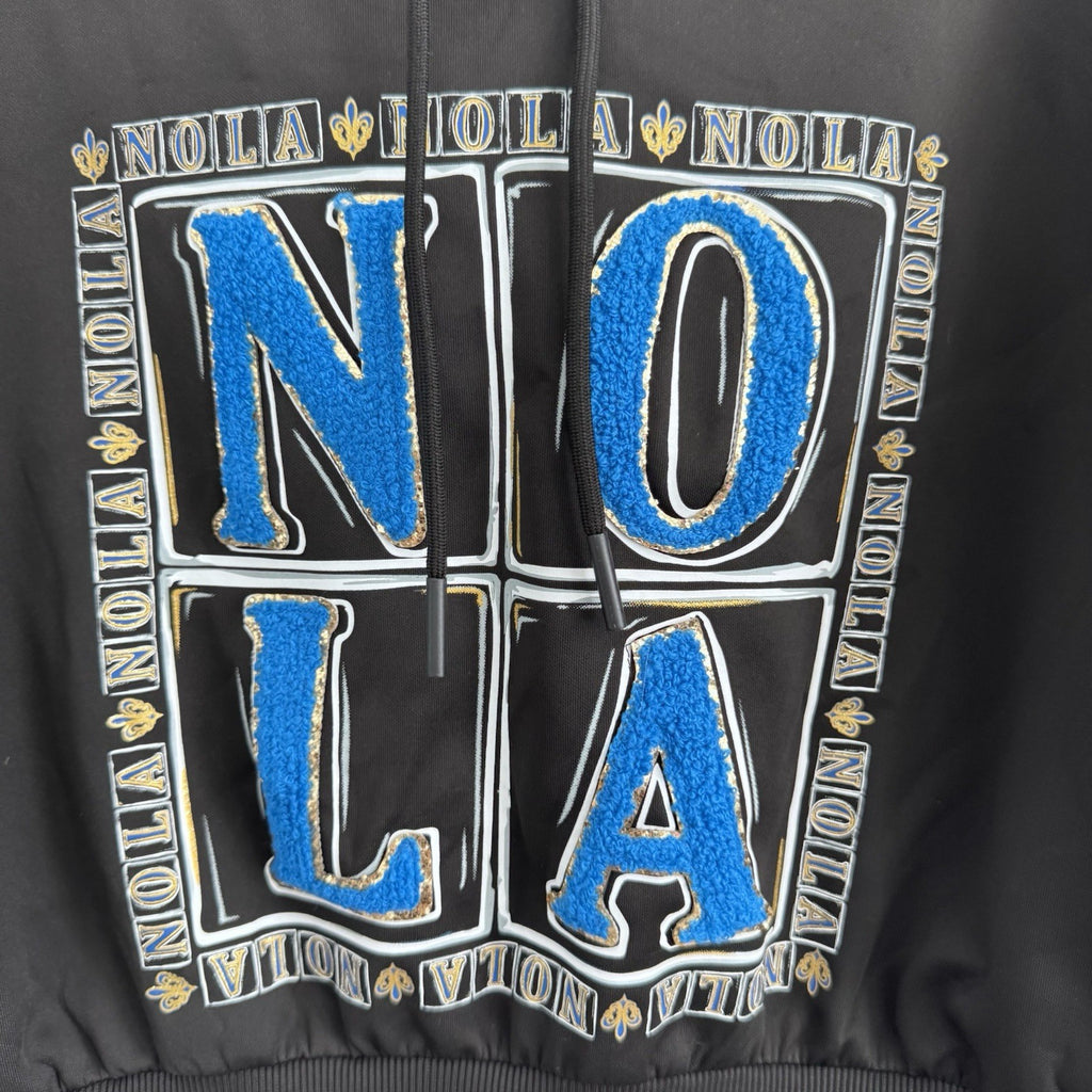 Women’s Desiree Collection NOLA Cropped Hoodie Size S Black NWT