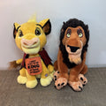 Disney Lion King Simba Animated Talking Plush & Scar Plush Lot of 2 Tested