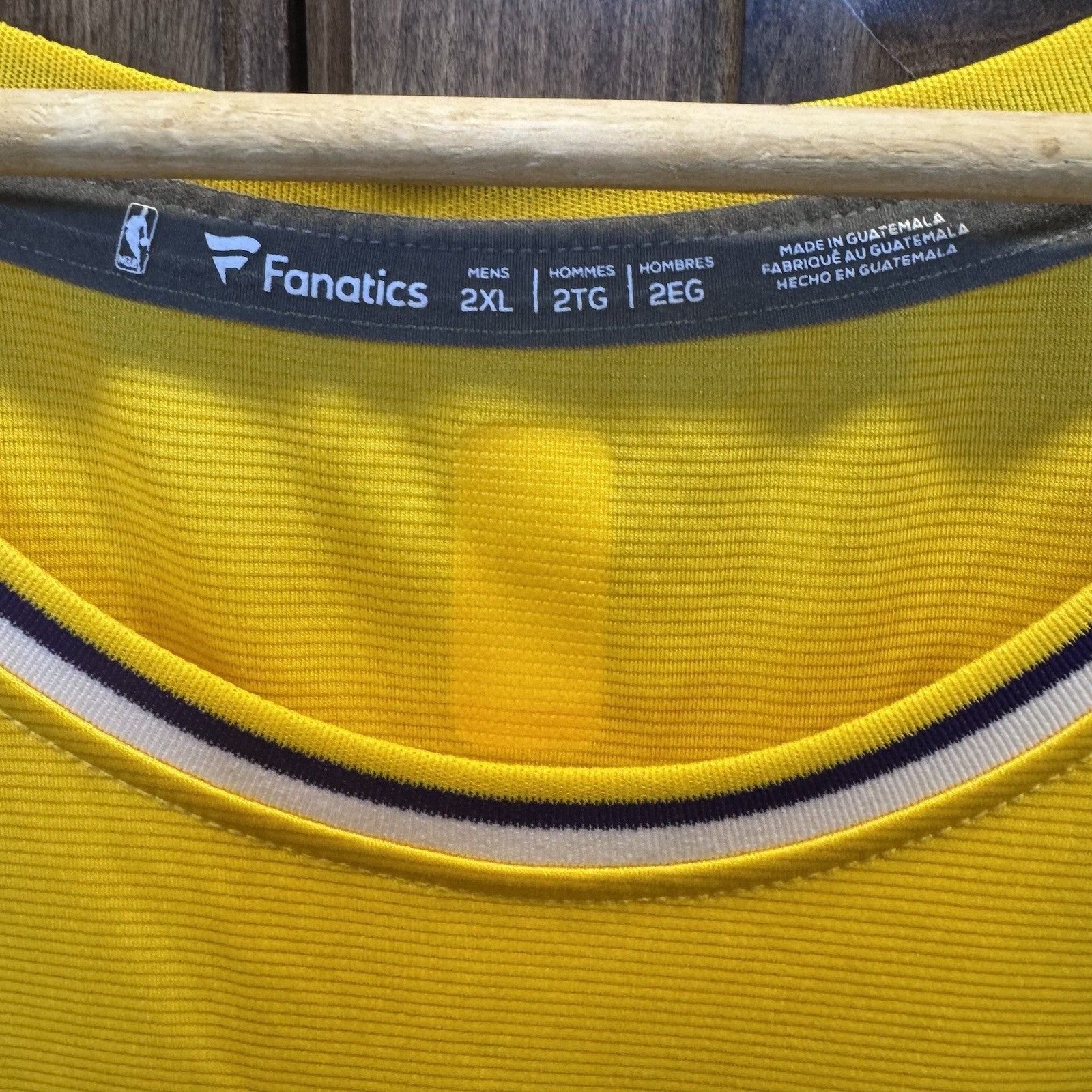 Los Angeles Lakers Bryant #31 Jersey Gold 2XL Fanatics NBA Authentic NEW No Tag