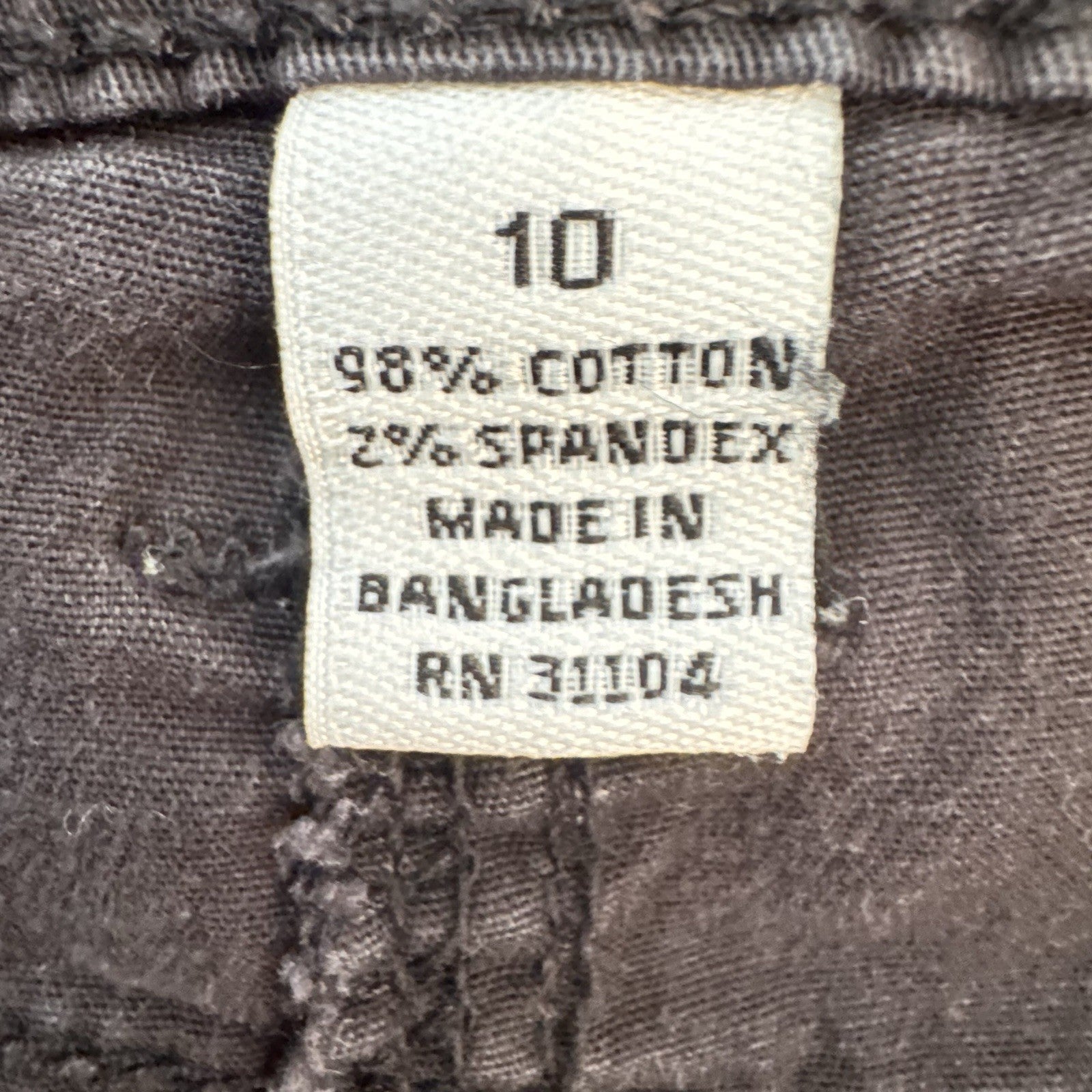 Kim Rogers Womens Black Capri Pants Size 10 Stretch Cotton Cropped