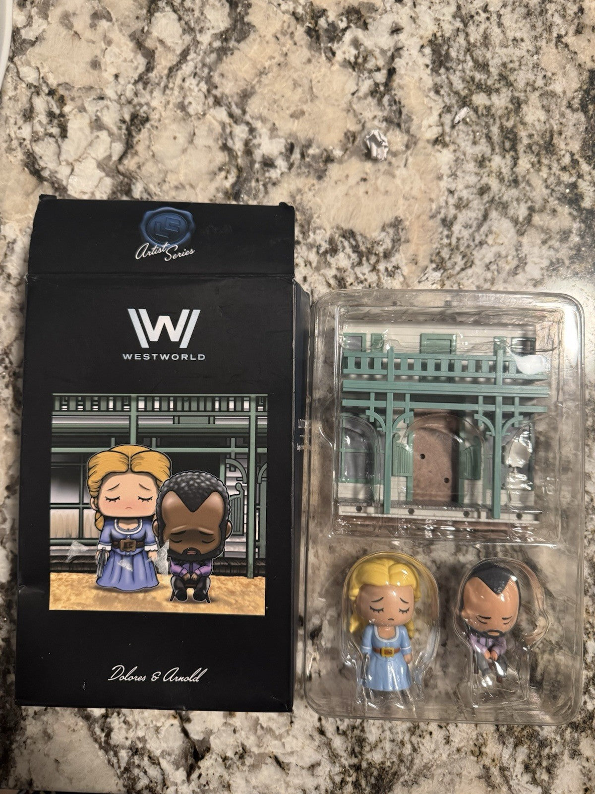 Westworld Dolores and Arnold Lootcrate Exclusive SuperEmoFriends Adult Figures