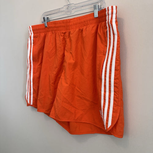 Adidas Originals Men's 2XL Sprinter Shorts Orange Rush 3-Stripe Trefoil NWT