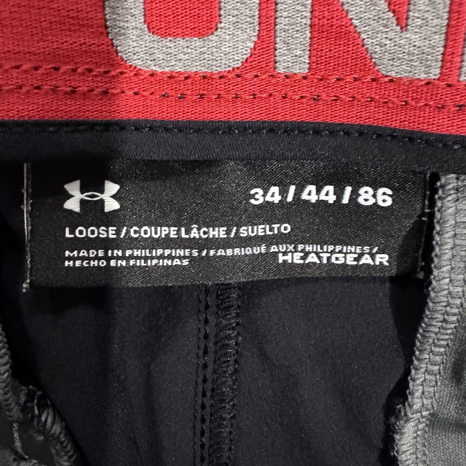 Under Armour HeatGear Loose Fit Navy Golf Shorts Men’s Size 34 Style 1272862