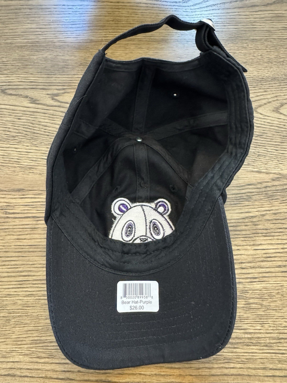 Rare Kanye West Black And Purple Smoking Panda Hat. Vintage