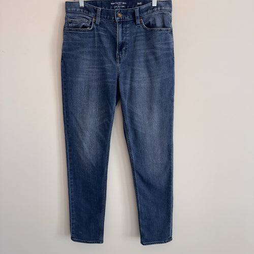 Banana Republic Traveler Jeans 33x32 Slim Stretch Blue Denim