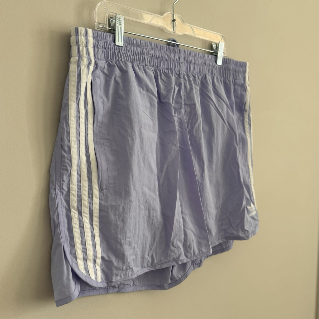 Adidas Originals Men's XL Sprinter Shorts Violet Tone Purple White 3-Stripe NWT